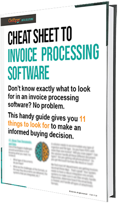 invoice processing cheat sheet