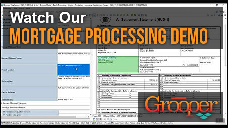 mortgage processing demo video